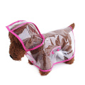 Roupas de cachorro de cachorro de PVC personalizado capa de chuva para cães ao ar livre